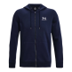 UA Icon Fleece FZ Hoodie "Midnight Navy"