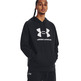 UA Herren Rival Fleece Logo Hoodie "Black"