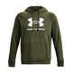 UA Herren Rival Fleece Logo Hoodie "Marine OD Green"
