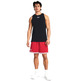 UA Men´s Perimeter de 10" Shorts "Red White"