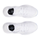 UA Unisex Lockdown 7 Low "White-Metallic Silver"