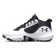 Unter Armour Basketball Unisex Lockdown 6 "White-Jet Gray"