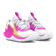 Unter Armour GS Jet \\'23 Jr. "White VividMagenta Gold"
